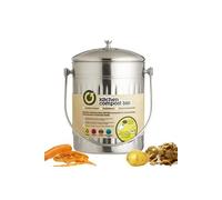 KitchenCraft Plan de travail en acier inoxydable Bac à compost