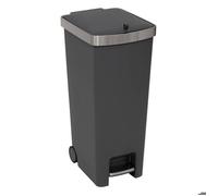 Poubelle slim à pédale 45L gris - 5 five simply smart