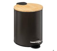 Poubelle soft close 3L ""Modern Color"" gris charbon - 5 five simply smart - Noir