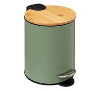 Poubelle soft close 3L ""Trio"" vert kaki - 5 five simply smart