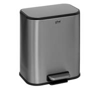 Poubelle à Pédale "Inox" 5L Gris