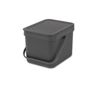Poubelle Sort et Go 109720 6 L Gris Brabantia