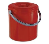 Poubelle Stefanplast Eureka, Modèle 20255, Couleur Rouge, pour Une Récolte