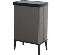 Curver Poubelle sur pieds VERTO Ouverture touch 54 L Gris perle