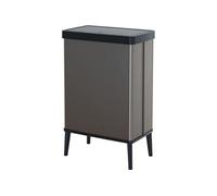 Curver Poubelle sur pieds VERTO Ouverture touch 54 L Gris perle