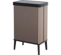 Curver Poubelle sur pieds VERTO Ouverture touch 54 L Rose perle