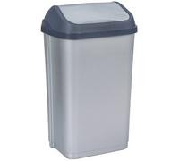 keeeper Boîte de rangement Wilma – 4,5 L, PP robuste, 30×20×11 cm, vert transparent/graphite