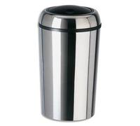 Poubelle Swingy ronde couvercle basculant inox 50 litres
