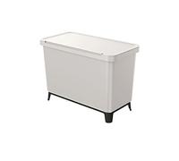 Poubelle SYSTEMA avec bacs de recyclage 10l + 23l - gris cendré