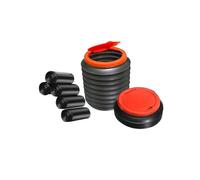Poubelle télescopique pliable - Conteneur à déchets durable, portable, étanche et peu encombrant pour la maison et l'extérieur