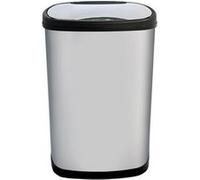 Poubelle Temium Auto 50 L Argent et Noir