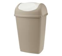Poubelle Tontarelli 8101951ACE GRACE Avec Couvercle Basculant Tortora