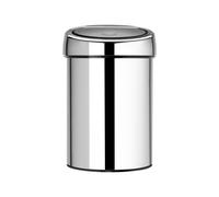 Brabantia Poubelle design Touch bin 3L - Acier mat