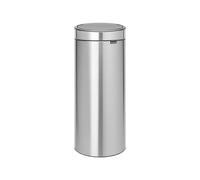Brabantia Touch Bin New, 30 litres, seau intérieur plastique - Matt Steel Fingerprint Proof - 115462
