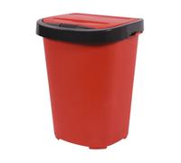 Poubelle tri-home 40 l rubis et gris anthracite