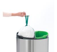 Poubelle Tri S?lectif 23+10l Matt Steel - 100680