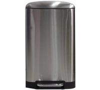 Poubelle urban rectangle inox brosse 30l frandis p354130 G
