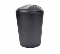 Douceur d'Intérieur Poubelle Flic Flac 5,6 L Plastique Vitamine Noir