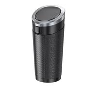 Poubelle Voiture pour Toyota Supra 2019-2025 A40 A50 A60 A70 A80 A90, 480ml Taille Porte-Gobelet, Matériau Flexible Anti-Bruit, Corps de Moulage par Injection Étanche avec Couvercle à Pression