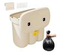 Poubelles De Cuisine,Corbeille À Ordures Murale avec Couvercle,Bac À Compost sous L'Évier - pour Conteneur à Déchets Panier Camping-Car Dortoir Armoire Chambre Appartement