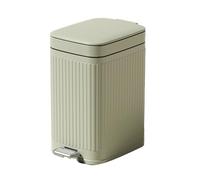 Poubelles en Plastique, Boîtes De Rangement À Commande Au Pied, Paniers Couverts, Anneaux Pression Dissimulés, Adaptés Aux Hôtels(Color2,16.5x25.8x30.7cm)