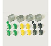 PREISER PREISER 17202 - Poubelles et containers - HO 1/87