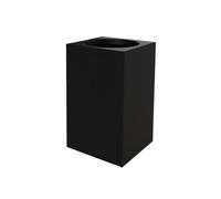 poubelles Poubelle carrée Minimaliste à Ouverture supérieure, Poubelle Double Couche for la Maison et Le Bureau Poubelle de Cuisine(Noir)