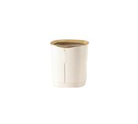 Poubelles Poubelle Ménagère Légère(Blanc,Moyen)