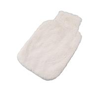 Pouce à eau chaude 2000 ml Sac à eau chaude à grande humeur pour douleurs au dos soulagement hivernal (Beige)