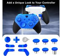 Pouce De Remplacement Pour La Manette Xbox One Elite Series 2,Kit D'Accessoires Joystick Magn¿¿Tique M¿¿Tallique Compatible Avec La Manette Sans Fil Xbox Elite Series 2 Core (Bleu)