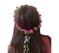 Pouce et Compagnie - Couronne de fleurs fuchsia enfants aux normes CE