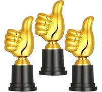 Pouce Trophée Statues Trophées En Plastique Statues De Trophées En Or Art-Trophies Trophée Football Trophées En Plastique Mini Trophée De Sport Pour Sports,Compétitions Scolaires