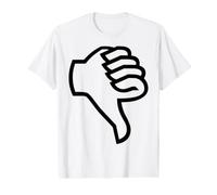 Pouce vers Le Bas, énorme, Pas d'accord, désapprouve T-Shirt Graphique avec Valeur