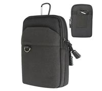 Pouch - Sac banane | Sac banane multifonction pour le sport | Étui en cuir pour téléphone portable en nylon | Petite ceinture extérieure Sac à dos Porte-cartes pour homme et femme, Porte-cartes