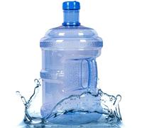 Pouche à Eau de 2 gallons, cruche à Eau de 7, 5 litres avec Manchette capacité avec Capuchon Easy Grip Transport BPA Bouteille en Plastique Gratuit pour la Maison Boire des Sports d'extérieu