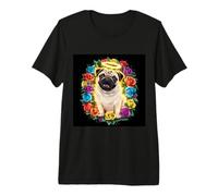 Poucine Scintillante par Magie avec des Roses T-Shirt Haut de Gamme