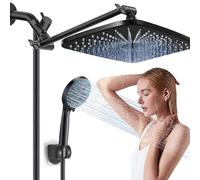 Poudeur de douche à haute pression - pomme de douche luxueuse avec main | Matériau ABS durable | Plusieurs buses pour le bien-être complet du corps | Plus réglable avec tube d'extension et tu