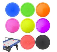 Poudies De Hockey sur Glace - Pouchons Hockey Table, Multicolor Durable Replacement, Heavy Duty Jeu Set, Rond 8 Pièces | Accessoires Sportif Intérieur Extérieur Famille Jeu Compétition