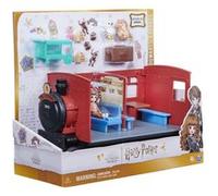 Wizarding World HARRY POTTER - POUDLARD EXPRESS MAGICAL MINIS - Train Poudlard Express Pour Aller À L'École Sorcellerie - 2 Figurines Exclusives Et 12 Accessoires - Jouet Enfant 6 ans et +