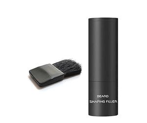 Poudre à barbe, poudre d'ombre à barbe, remplissage instantané de retouche de racine, anti-taches, pour éclaircir le brun foncé