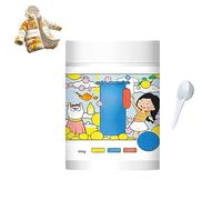 Poudre à lessive à l'oxygène, 500 g de poudre anti-taches hyper concentrée, soulève les taches tenaces, sans danger pour les couleurs pour les tissus de tous les jours, douce sans chlore (1)