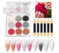 Poudre à Ongles Chrome - Finition Miroir Arc-En- Effet Chrome,Décoration Arc-en-Dégradé Brillante DIY pour Pâques Halloween Noël