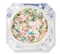 Poudre à ongles chromée perle blanche, pigment chromé paillettes poussière manucure bricolage décoration irisé sirène pigment résine artisanat(2#) (08)