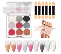 Poudre À Ongles Effet Chrome - Finition Miroir Magique Brillante - Effet Chrome,Décoration Arc-en-Dégradé Brillante DIY pour Pâques Halloween Noël