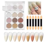 Poudre À Ongles Effet Chrome,Finition Miroir Magique Brillante - Paillettes pour Ongles,Pailletés Brillants Poudre Décorative Art Dégrade Arc-En-DIY Pour Pâques Halloween Noël