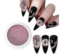Poudre à ongles effet miroir 9D œil de chat magnétique pour femme