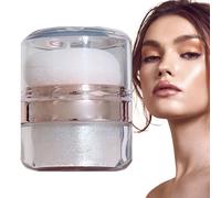 Poudre À Tapoter Surligneur - Poudre À Tapoter Surligneur Chatoyante | Blush De Maquillage Éclaircissant À Paillettes, Haute Brillance, Pour Le Visage Et Le Corps, Surligneurs Féerique, Poudres Pour