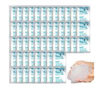 Poudre absorbante d'urine, poudre de caca 50pc et gel absorbant d'urine, pochettes de poudre ultra absorbante, coagulant de toilettes portables, cristaux de toilettes en camping Solidificateur