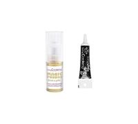 Poudre alimentaire dorée + stylo de glaçage noir
