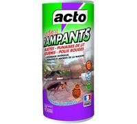 Poudre anti-rampants - ACTO - Spécial Rampants Chabasite - Élimine fourmis, blattes, punaises de lit, poux rouges, acariens